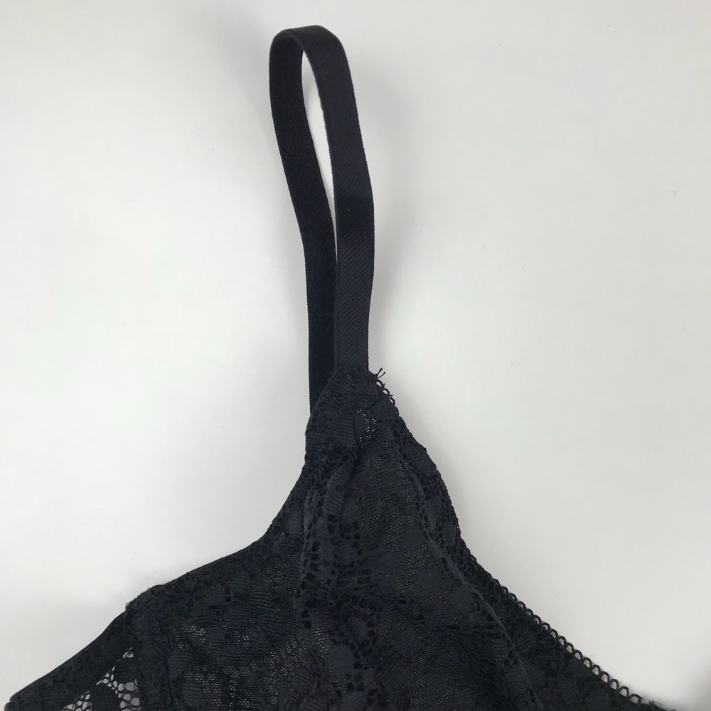 Women’s black lace unlined bra, NWT, 36B - Picture 3 of 7